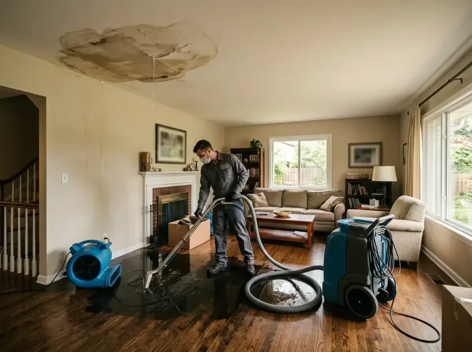 attic-pipe-burst-ceiling-drip-008 — frequently asked questions, Water Damage Restoration & Carpet Care in Stevens Point, WI
